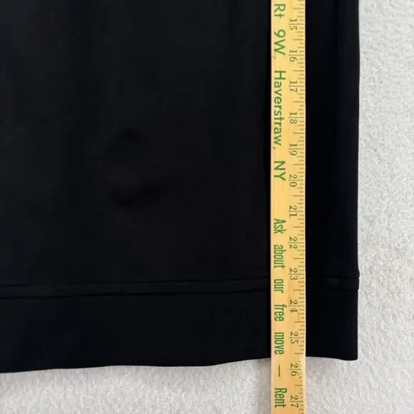 TRINA TURK Skirt M Straight Pencil Zip Back Lined Modal Stretch Career Black - Picture 13 of 14